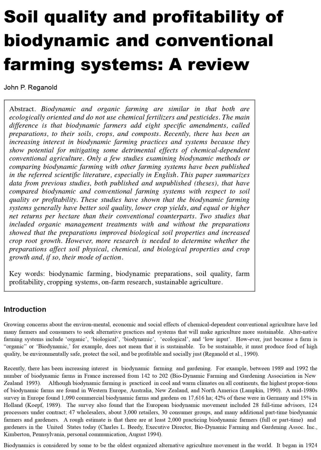 Biodynamics Research - Biodynamic Trainee | Working with the farm as a living organism